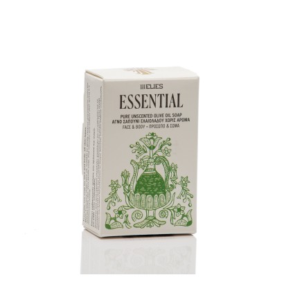 ESSENTIAL-pure unscented olive oil soap for face & body