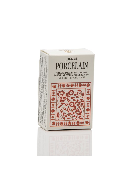 PORCELAIN-POMEGRANATE AND RED CLAY SOAP - FACE & BODY
