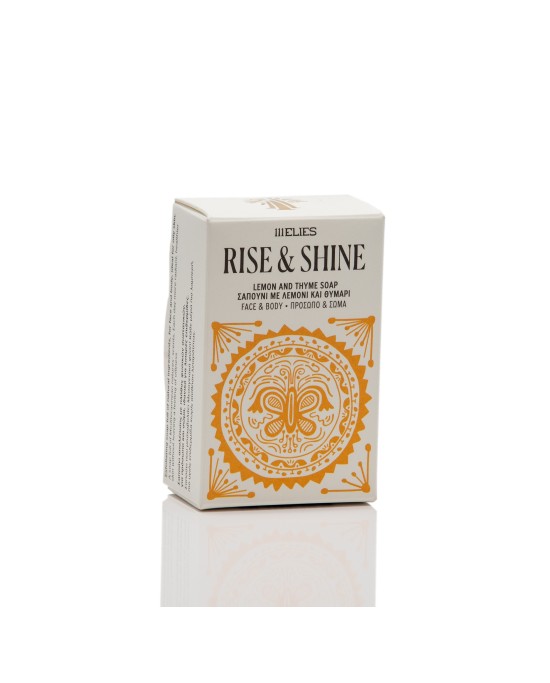 RISE AND SHINE-Σαπούνι με Λεμόνι και Θυμάρι για πρόσωπο και σώμα