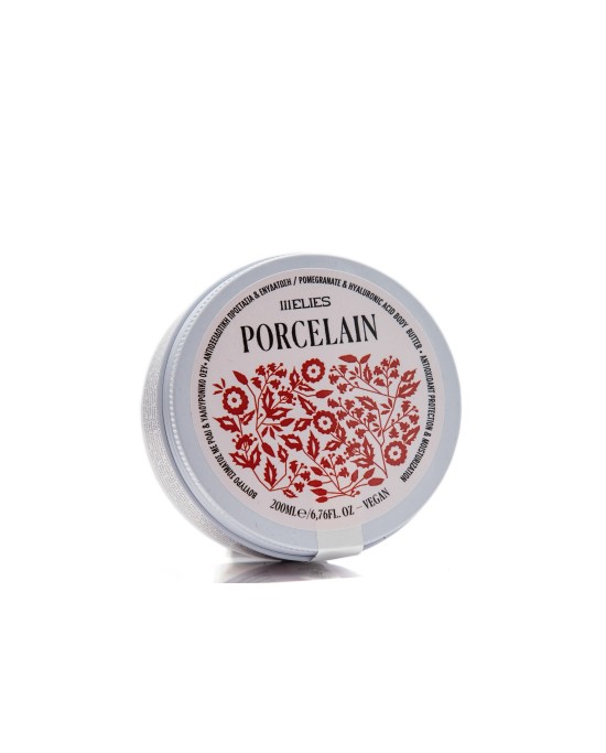 PORCELAIN body butter with pomegranate and hyaluronic acid for antioxidant protection and moisturization